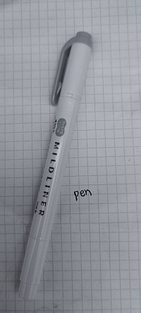 斑马荧光笔灰色